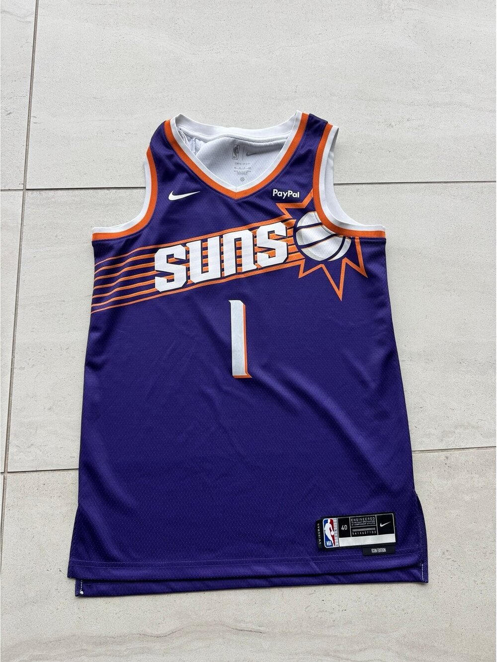 Nike NBA Phoenix Suns Devin Booker Icon Edition Jersey